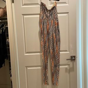 Strapless jumpsuit/romper size small/ brand UK2LA